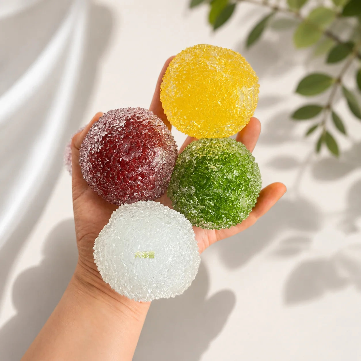 Mochi Squishy Stress Ball with Sugar Coating
