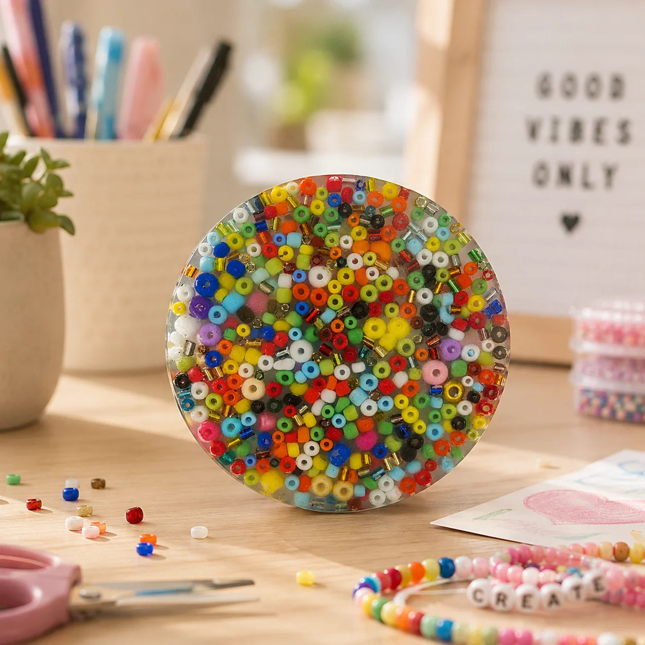 Silicone Bead Picking Fidget Toy for Anxiety,