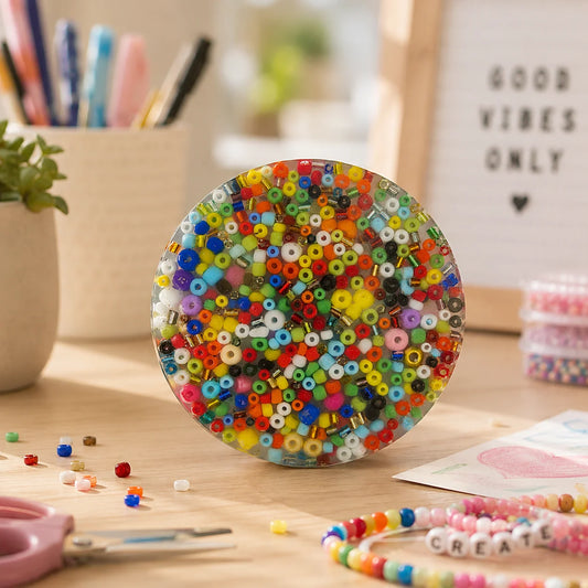 Silicone Bead Picking Fidget Toy for Anxiety,